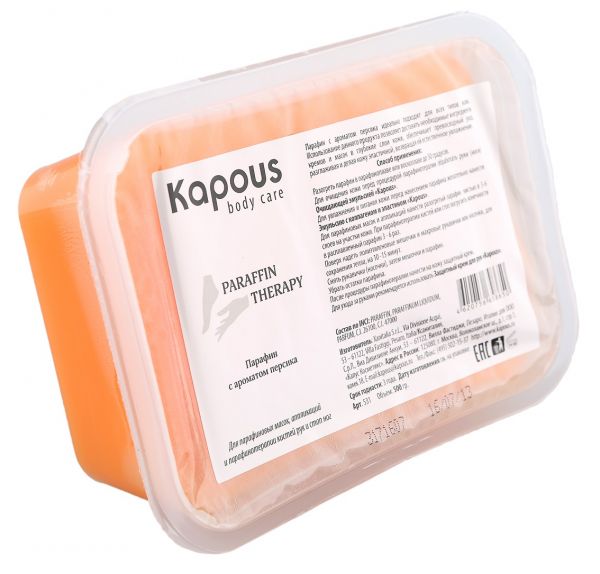 Paraffin with peach flavor Kapous 500g